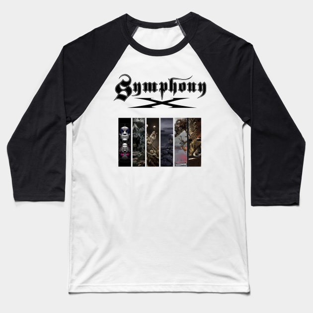 Symphony X Baseball T-Shirt by cutiez